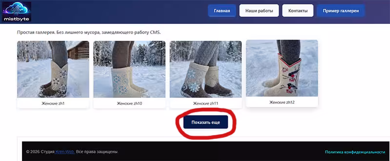 Pro версия галереи